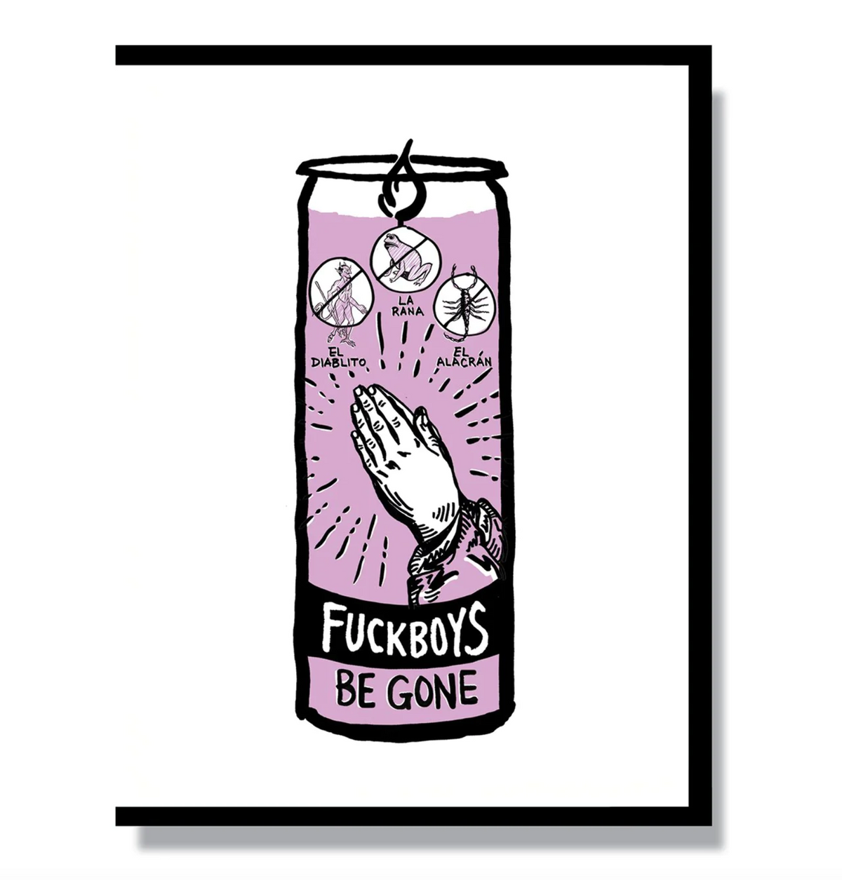 Card - Breakup Prayer Candle Card