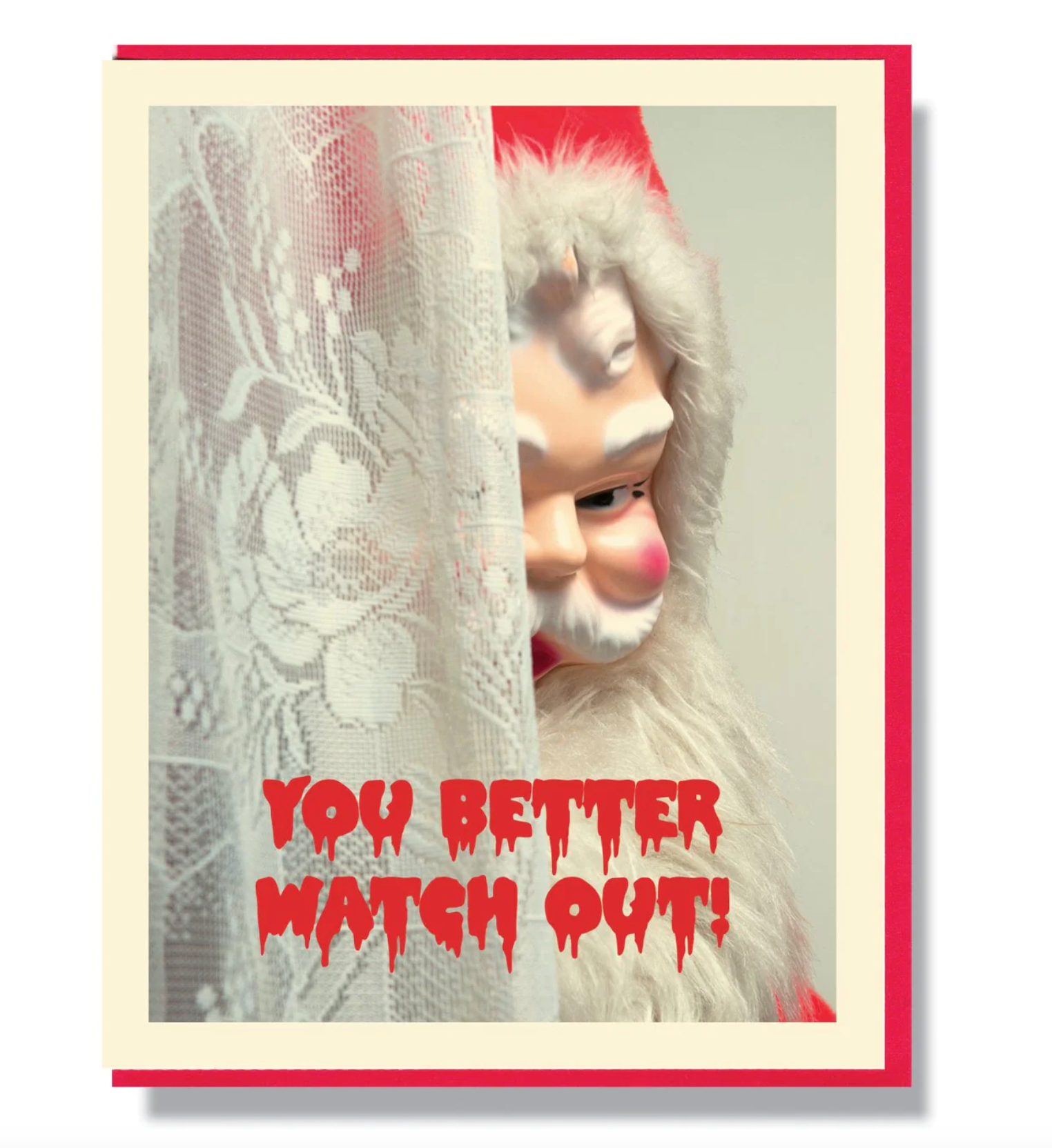 Boxed Cards - You Better Watch Out Creepy Santa