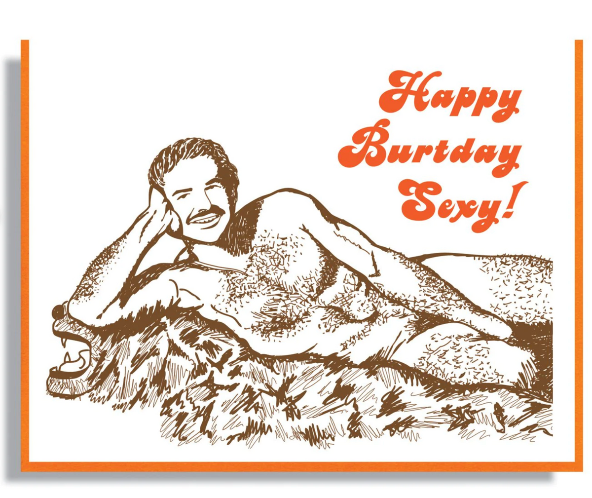 Card - RIP Burt Reynolds Card (Smitten Kitten) Birthday