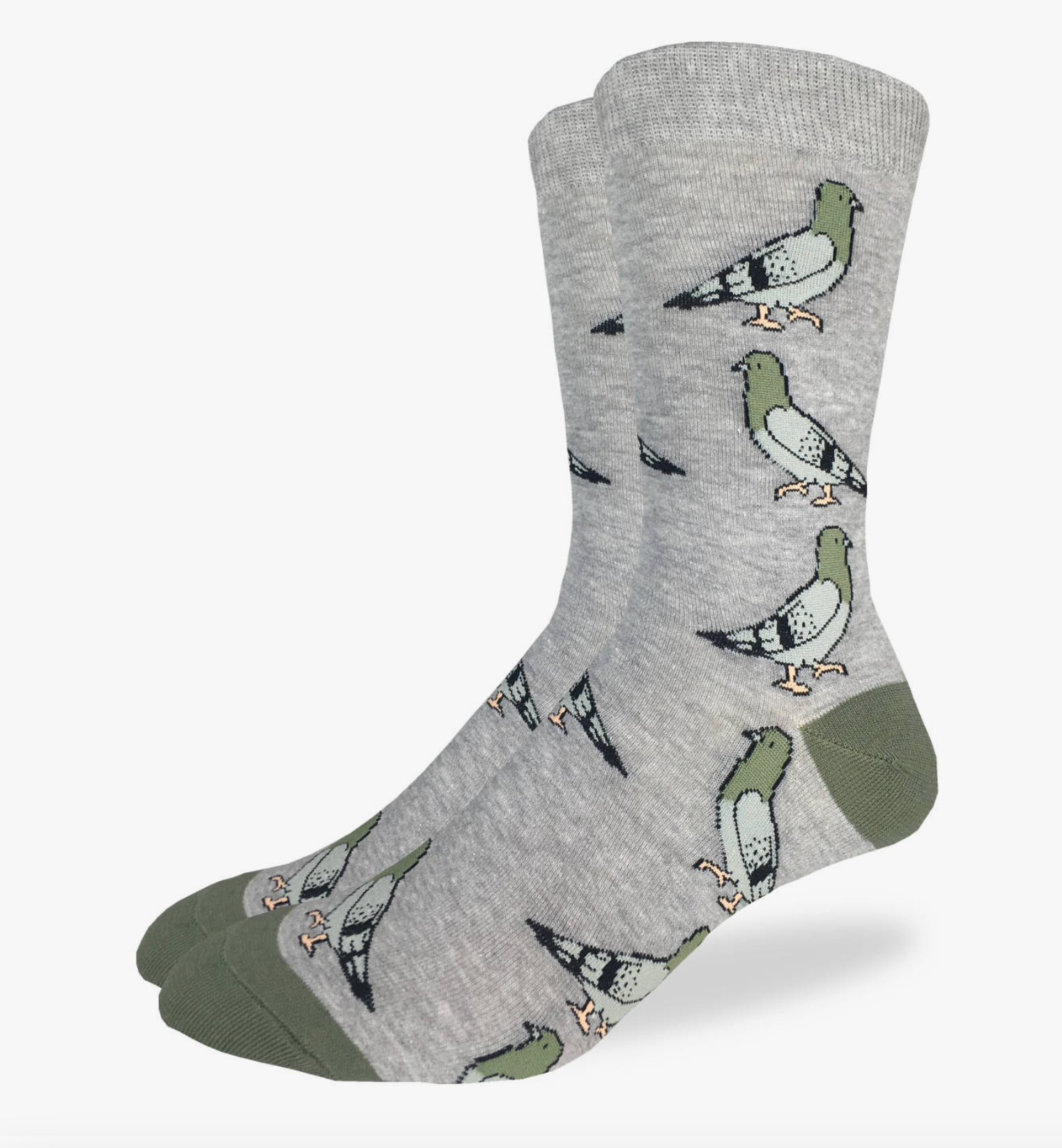 SALE Sock - Extra Large Crew: Pigeons