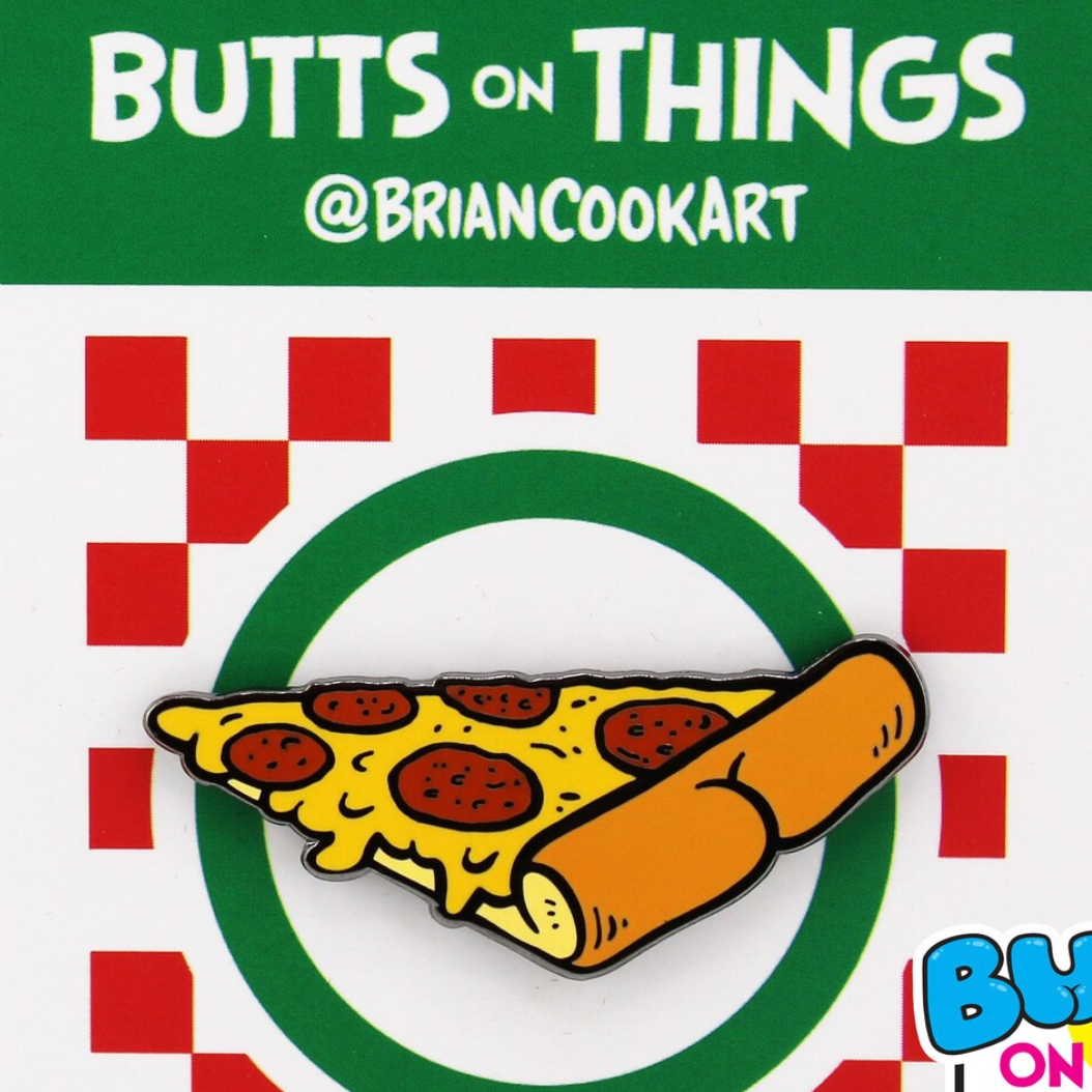 Enamel Pin - Pizza Butt