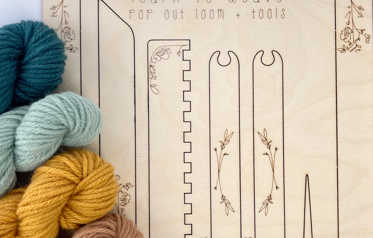 DIY - Pop Out Loom and Tools - Woodland