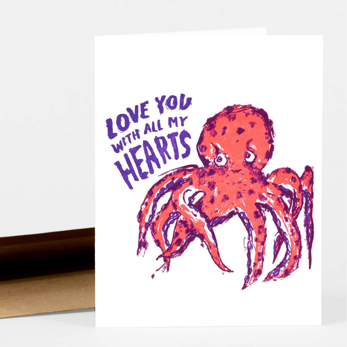 Card - Love You With All My Hearts (Westland Press)