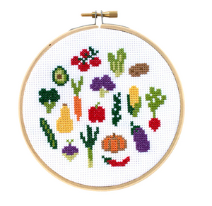 Cross Stitch Kit - Veggies Kit