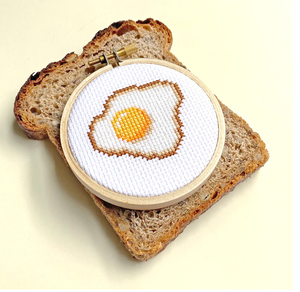 Cross Stitch Mini Kit - Egg