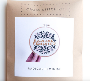 Cross Stitch Kit: Radical Feminist