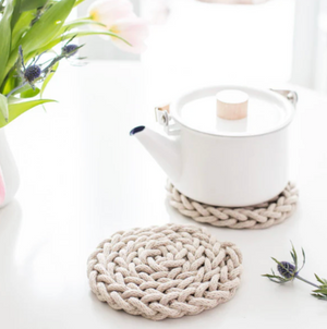 DIY - Knitting - Finger Knit Trivet Kit