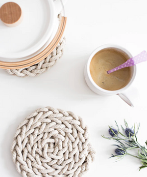 DIY - Knitting - Finger Knit Trivet Kit