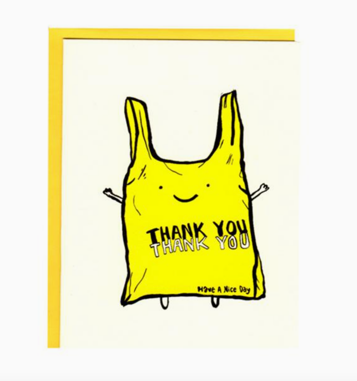 Card - Thank You Bag Have A Nice Day (I Must Draw)