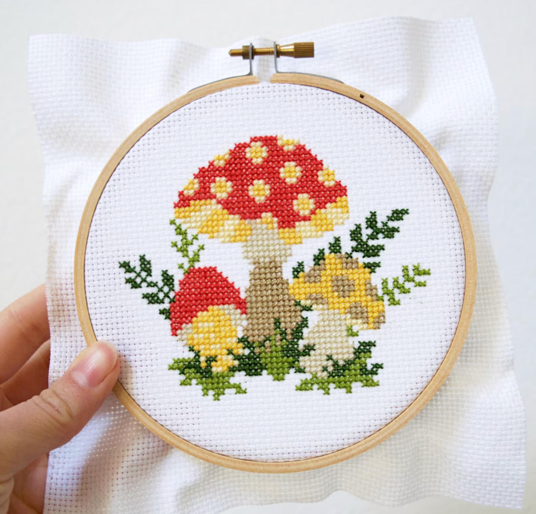 Cross Stitch Kit - Mushroom