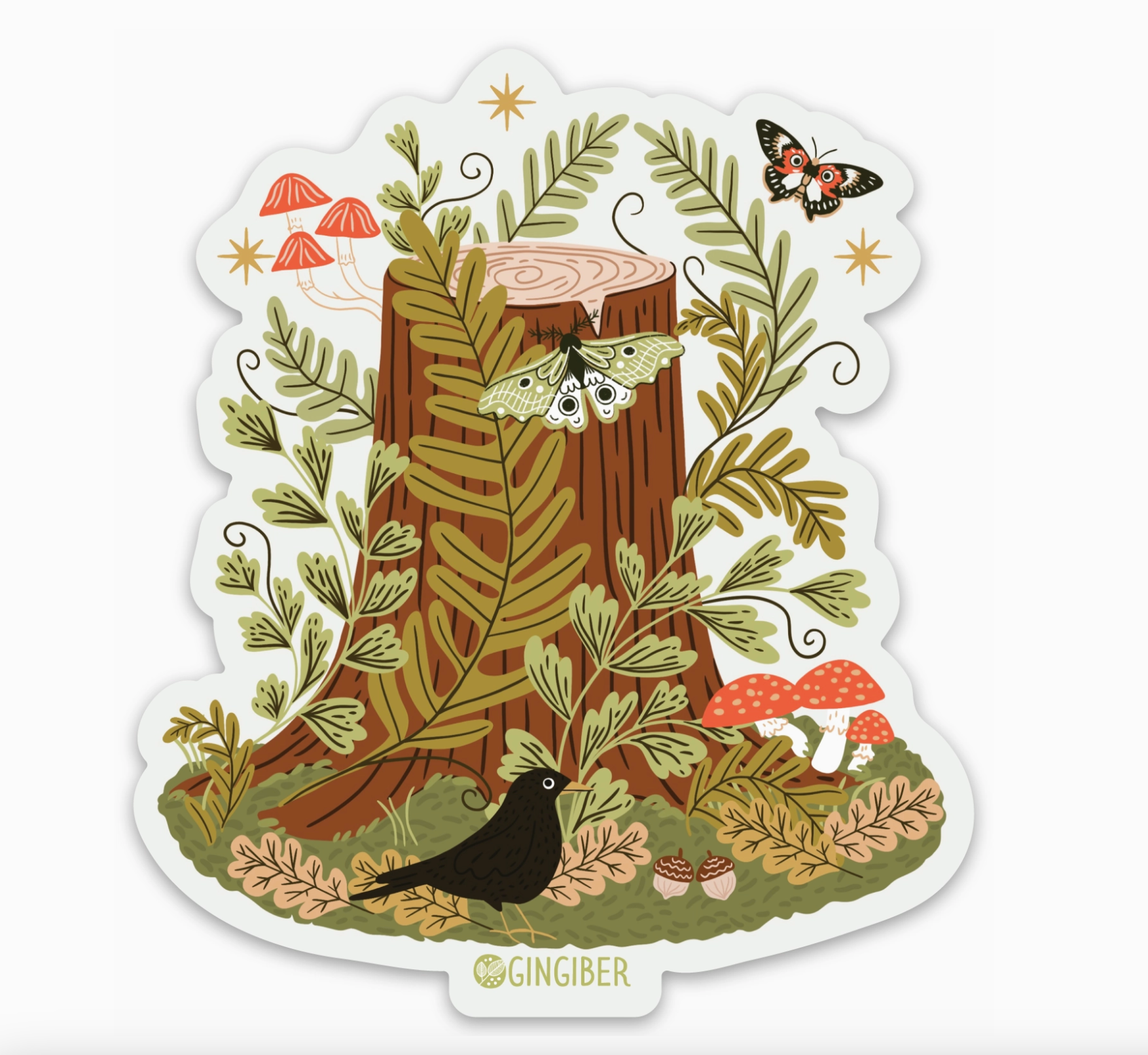 Sticker - Tree Stump