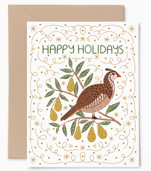 Card - Partridge Holiday Card