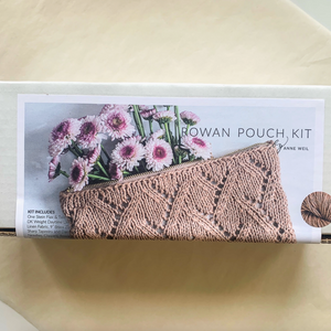 DIY - Knitting - Rowan Pouch - Onyx - Size 6 Needles