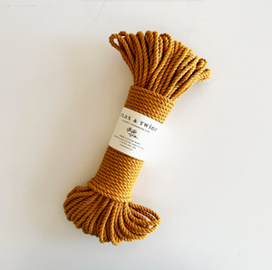 DIY - Crochet - Chelsea Rope Basket Kit - Goldenrod