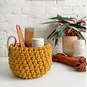 DIY - Crochet - Chelsea Rope Basket Kit - Lavender