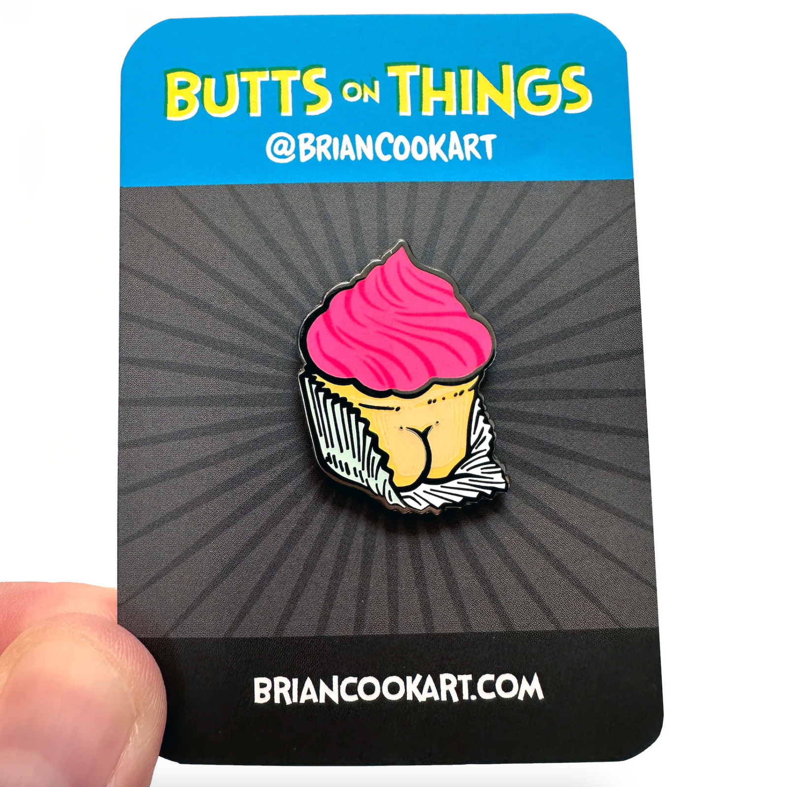 Enamel Pin - Cupcake Butt