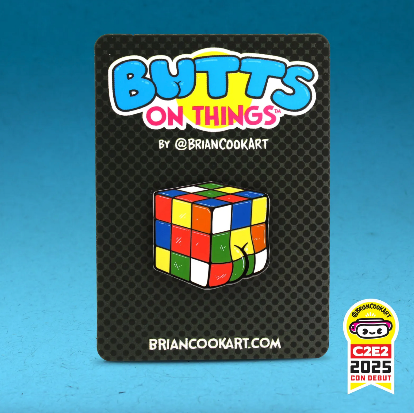 Enamel Pin - Rubix Cube