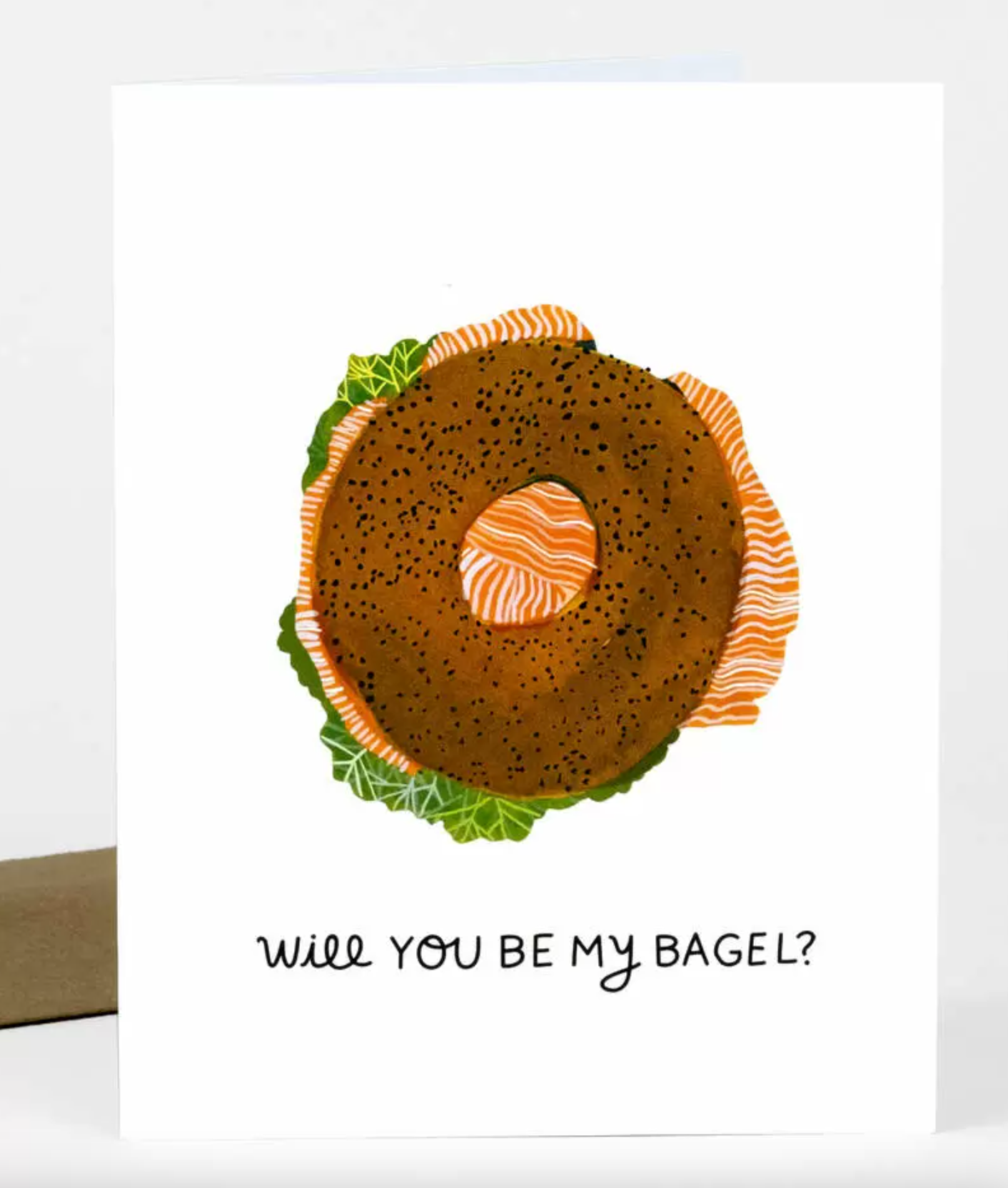 Card - Will You Be My Bagel (Buy Olympia / Esme Shapiro)