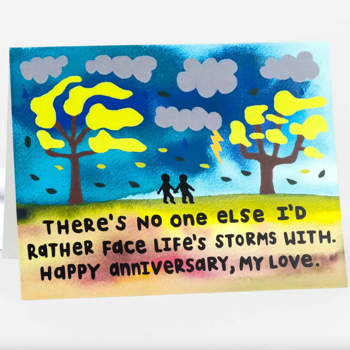 Card - There's No One Else I'd Rather Face Life's Storms With