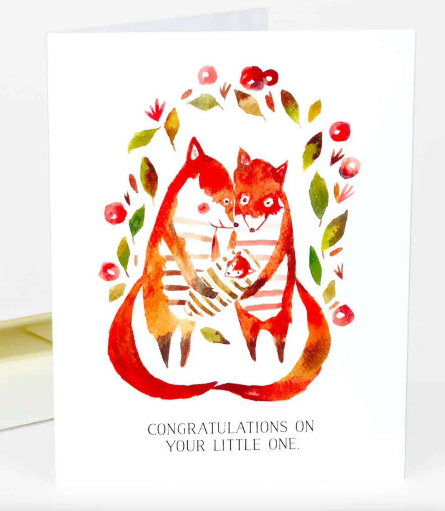 Card - Congratulations On Your Little One (Buy Olympia / Loose Leaves Paper Goods)