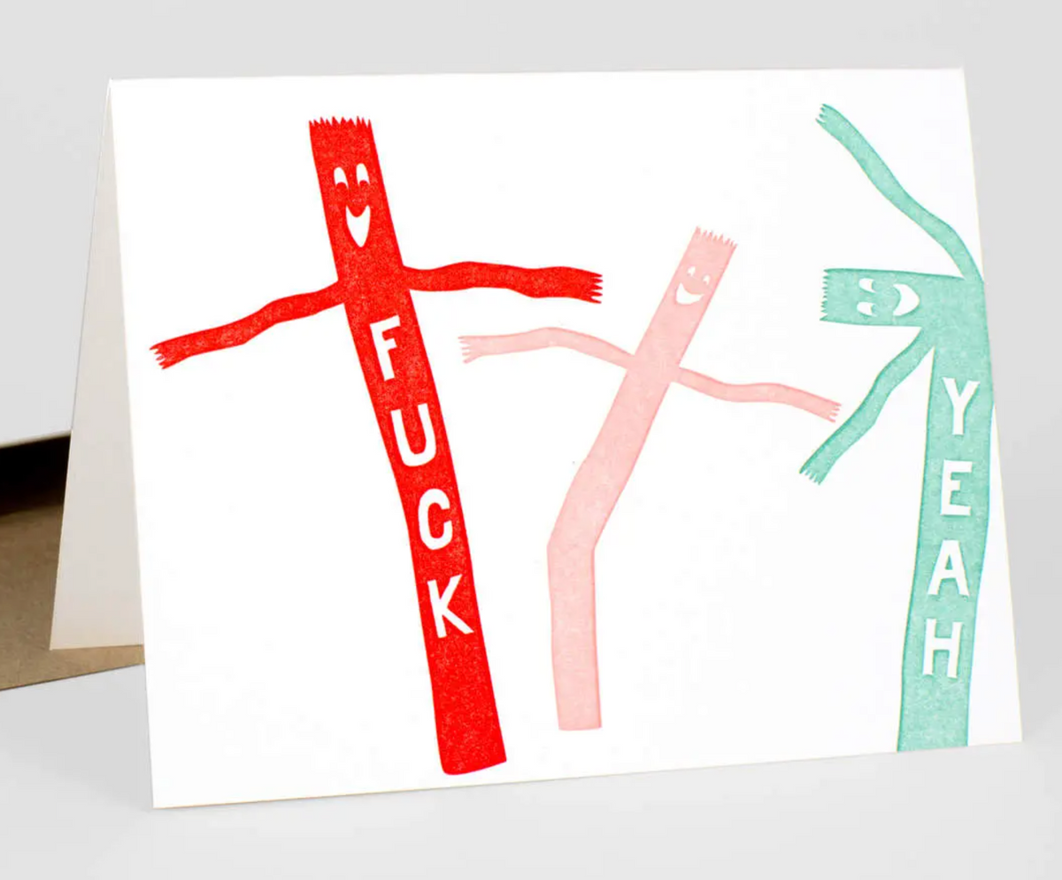 Card - Air Dancers/Fuck Yeah (Buy Olympia / Power and Light Press)