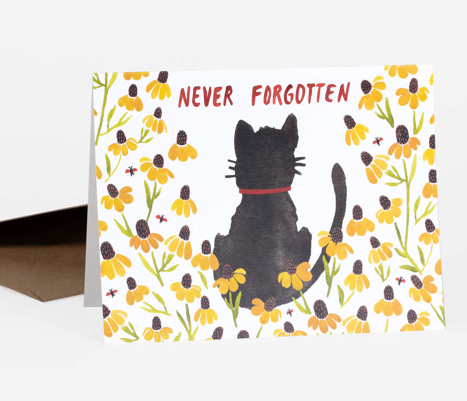 Card - Never Forgotten (Buy Olympia / Little Truths Studio) Cat Empathy