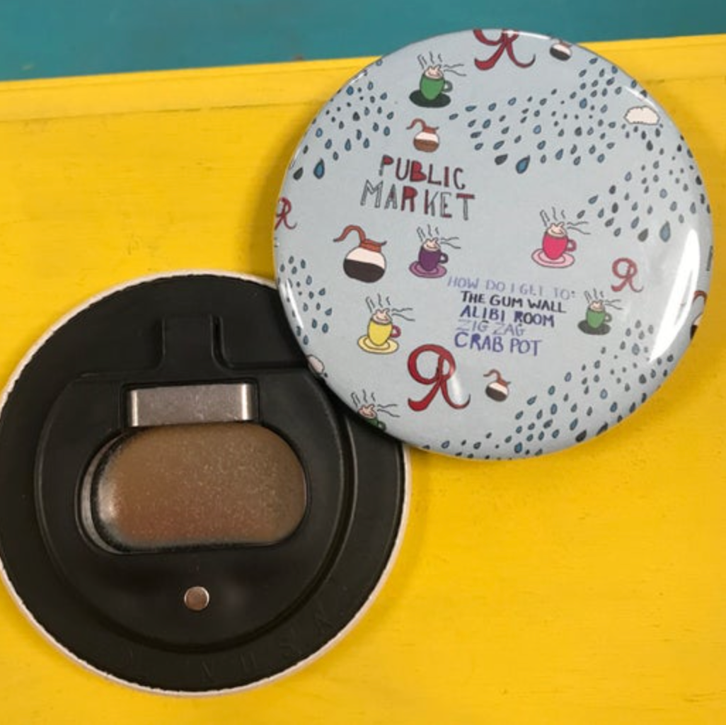 UB BOM - Seattle (Ugly Baby) Bottle Opener Magnet