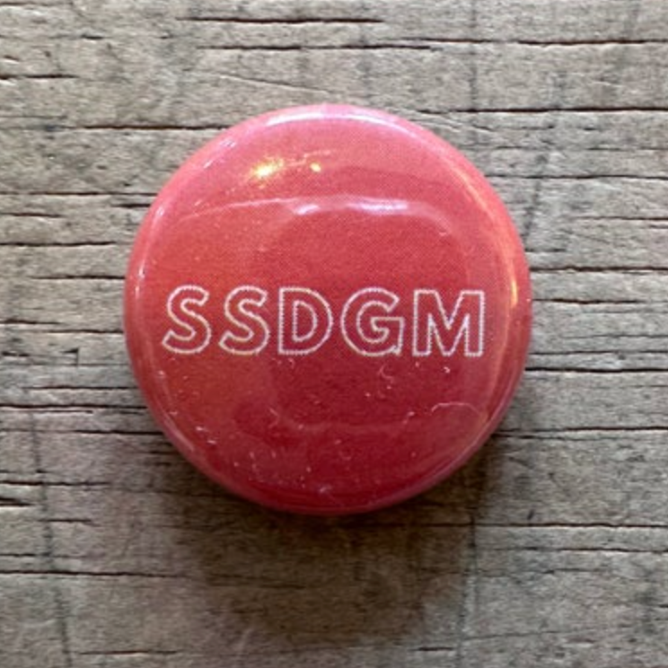 1.25" Button - SSDGM - Plain (Three Pack)