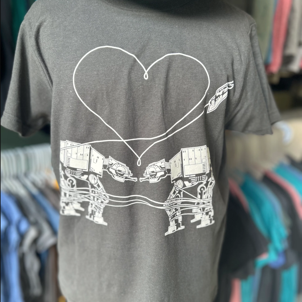 UB Youth Shirt - LAAFS - Charcoal (Ugly Baby) Love AT-AT First Sight