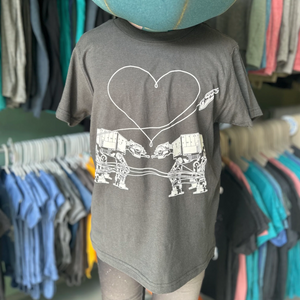 UB Youth Shirt - LAAFS - Charcoal (Ugly Baby) Love AT-AT First Sight