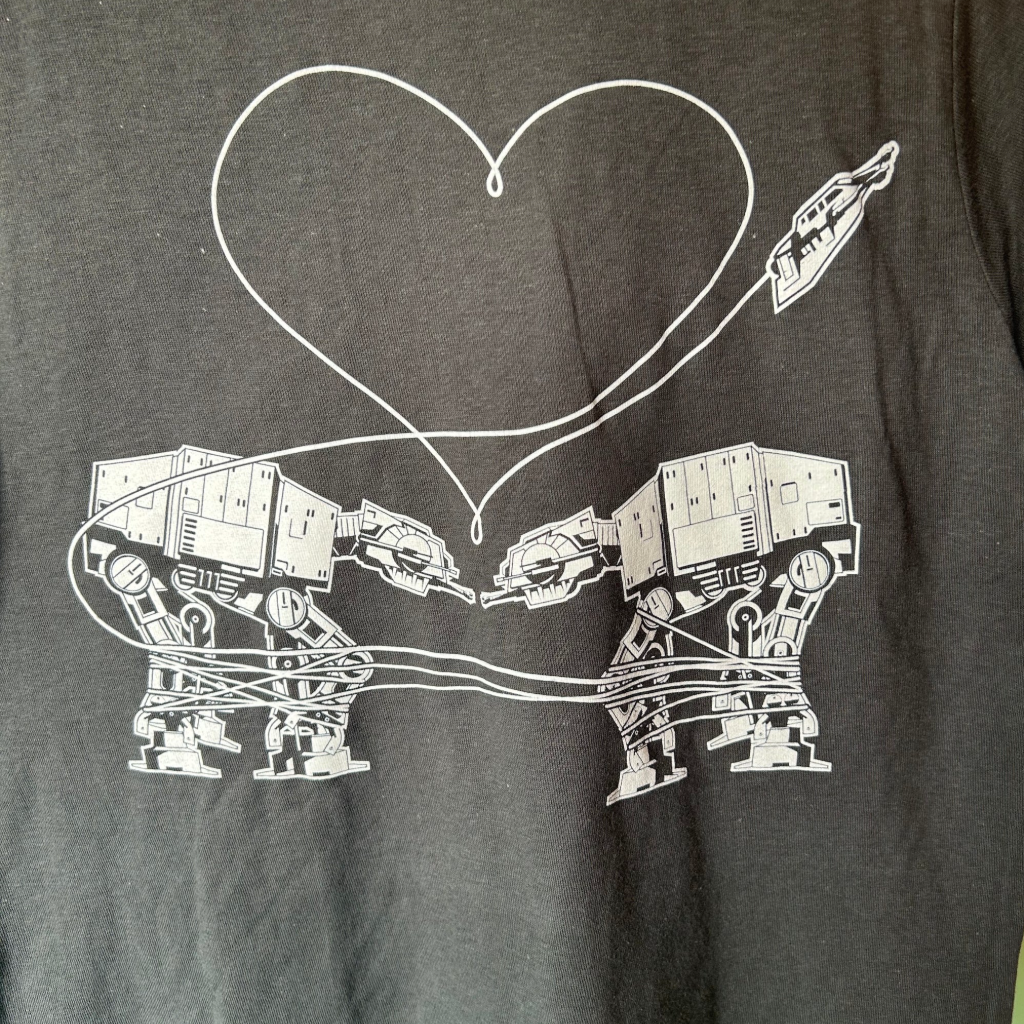 UB Youth Shirt - LAAFS - Charcoal (Ugly Baby) Love AT-AT First Sight