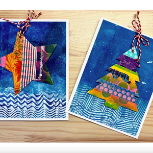DIY - Printing - Christmas Cards (Gelli Arts) Holiday