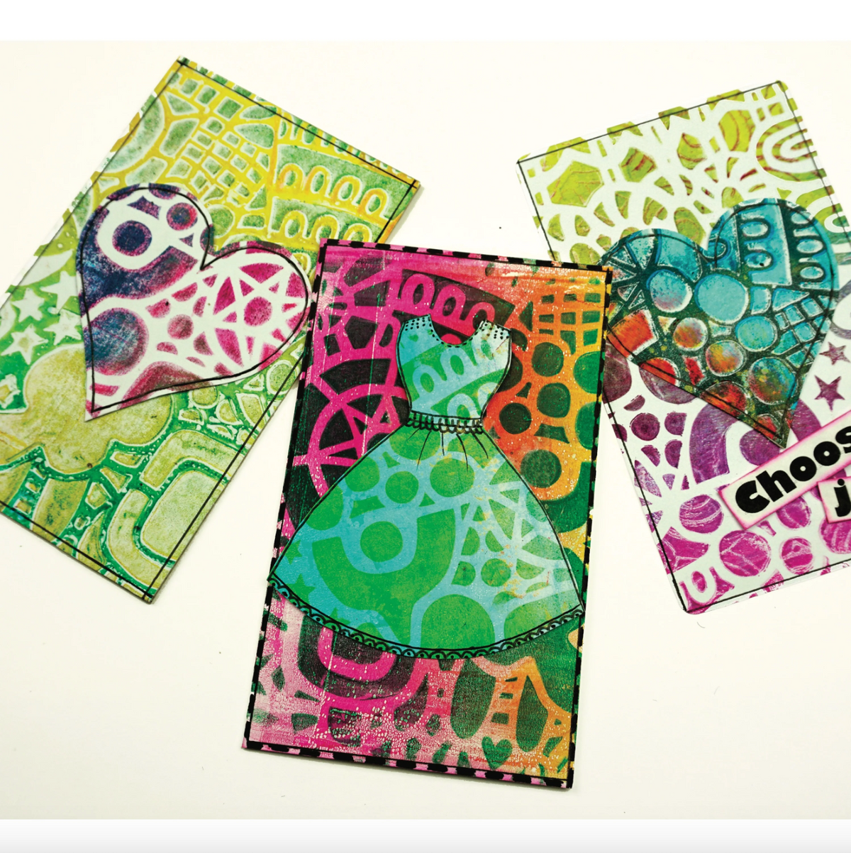 DIY - Printing - Handmade Cards (Gelli Arts)