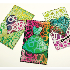 DIY - Printing - Handmade Cards (Gelli Arts)