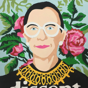 DIY - Paint Kit - Ruth Bader Ginsberg (Paint the Town by Numbers) RBG