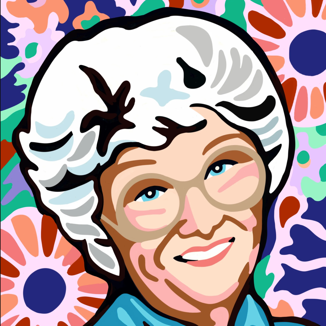 DIY - Paint Kit - Stay Golden (Paint the Town by Numbers) Golden Girls Ma Sophia Petrillo