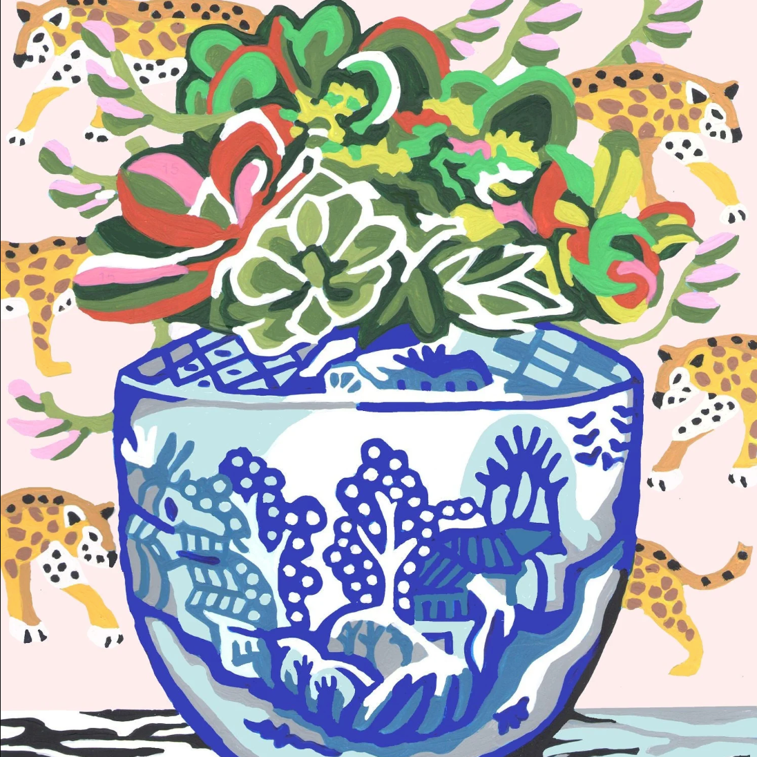 DIY - Paint Kit - Succulents (Paint the Town by Numbers)