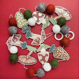 DIY - Garland - Mushrooms (Woodsy Craft Co) Craft Kit