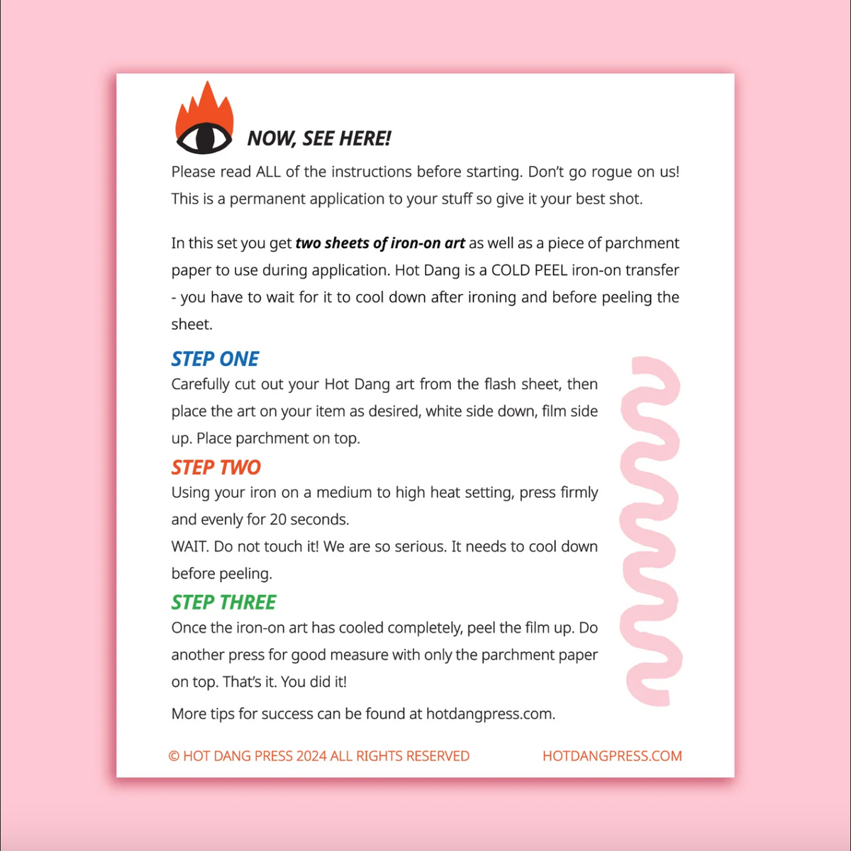 DIY - Iron On Art - Bacon And Egg Buddies (Hot Dang Press)