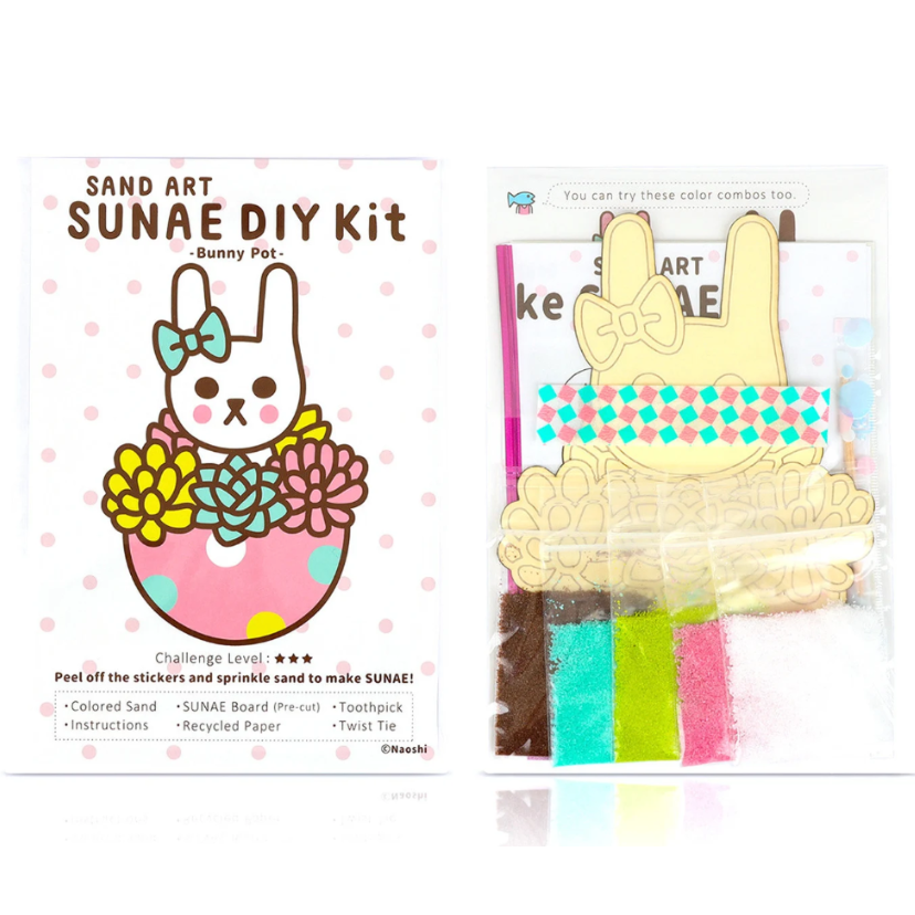DIY - Sand Art - Bunny Pot (Naoshi) Craft Kit
