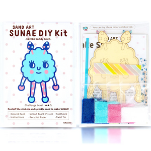 DIY - Sand Art - Cotton Candy Alien (Naoshi) Craft Kit