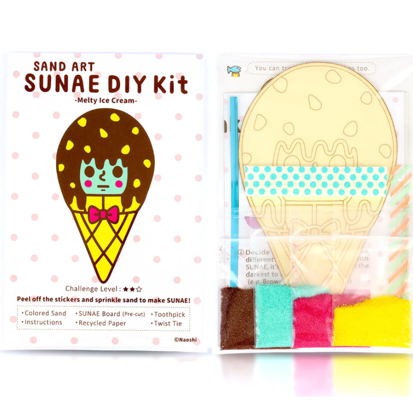 DIY - Sand Art - Melty Ice Cream (Naoshi) Craft Kit