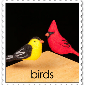 DIY - Needle Felting - Birds (Wool Pets) Craft Kit