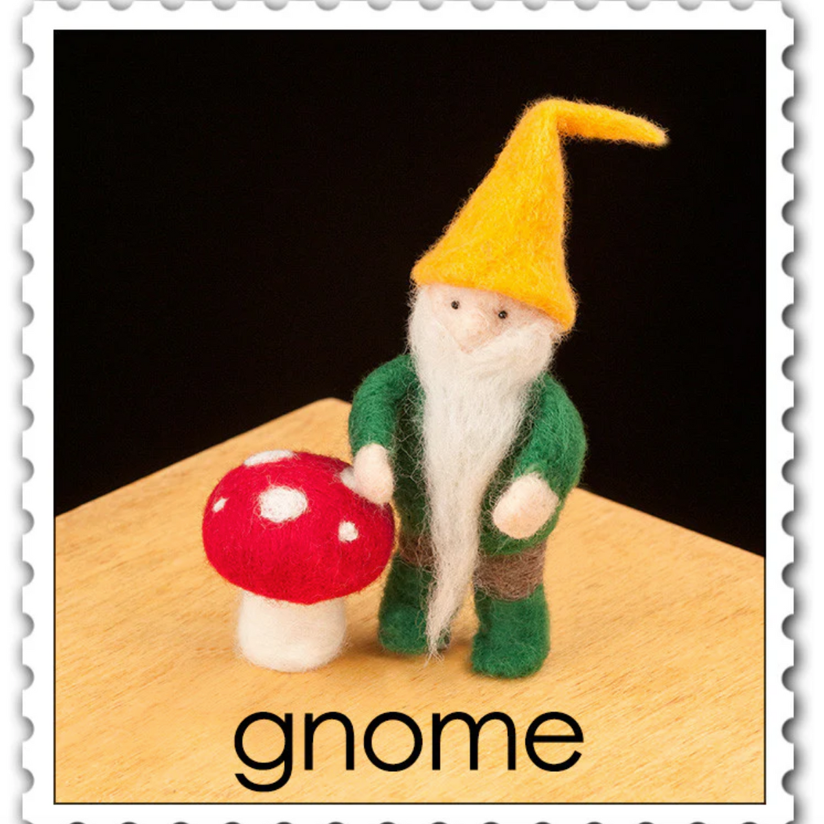 DIY - Needle Felting - Gnome (Wool Pets) Craft Kit
