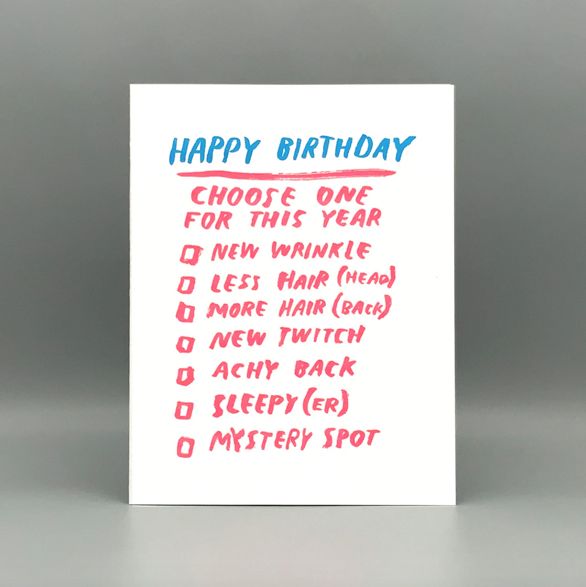 Card - Happy Birthday: Choose One For This Year (Westland Press)