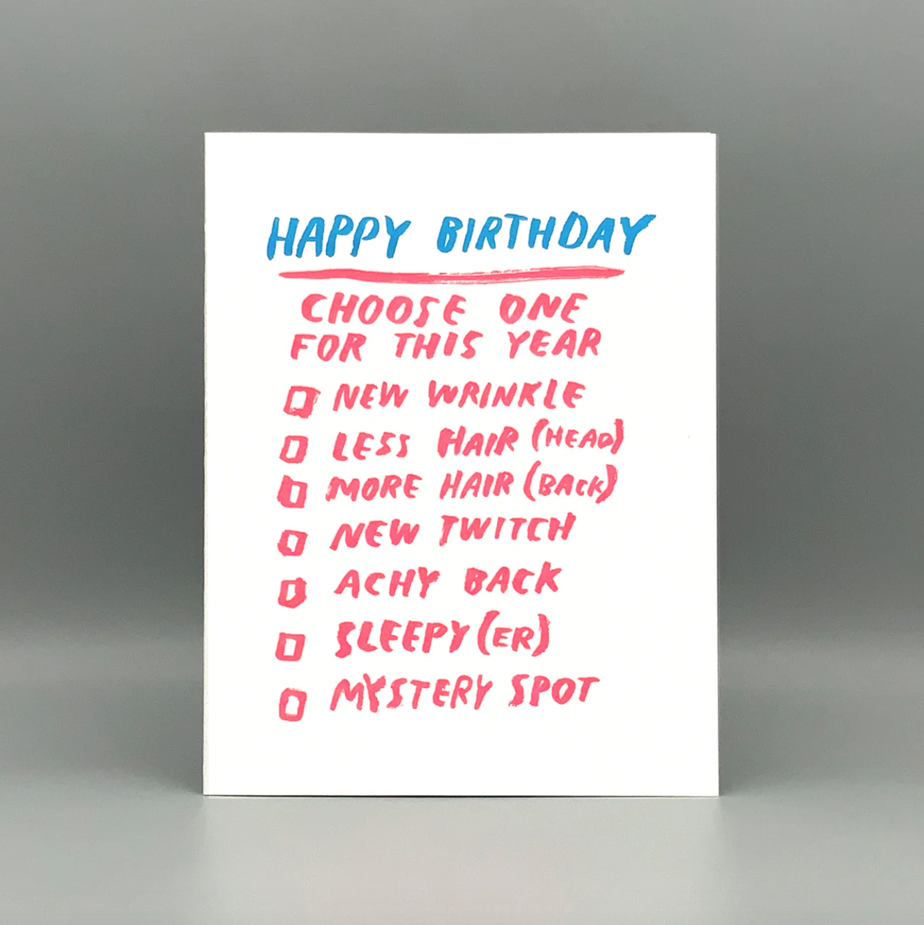 Card - Happy Birthday: Choose One For This Year (Westland Press)
