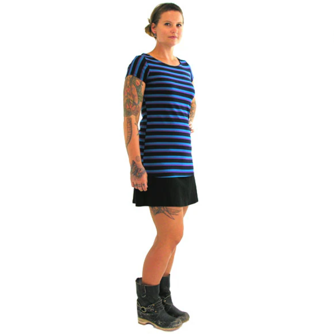 Mini Length Comfy Skirt - Black