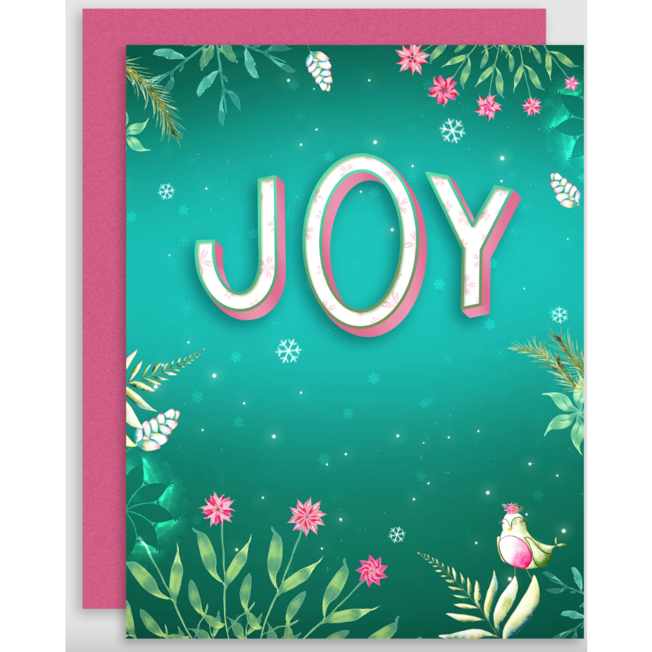Card - Joy (Mossy Blue Paper Studio)