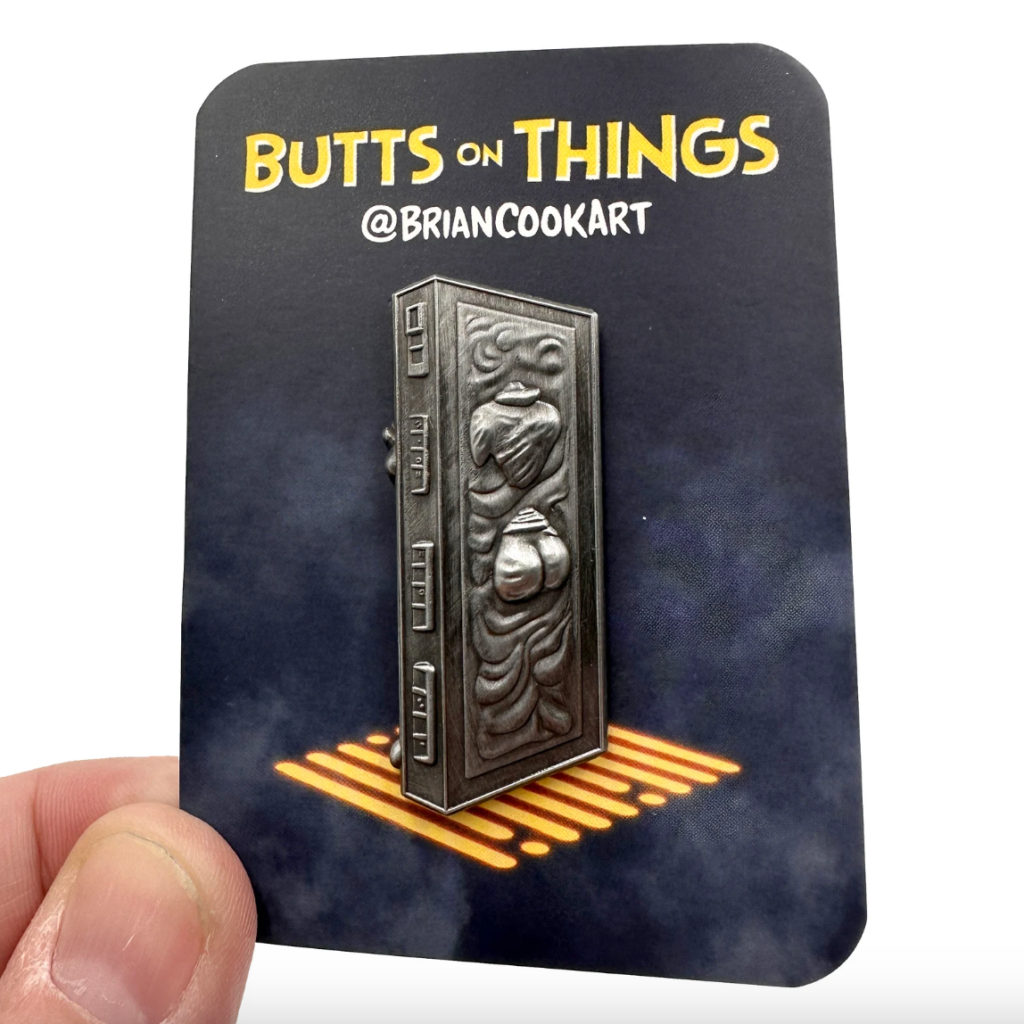 Enamel Pin - Han Solo in Carbonite Butt