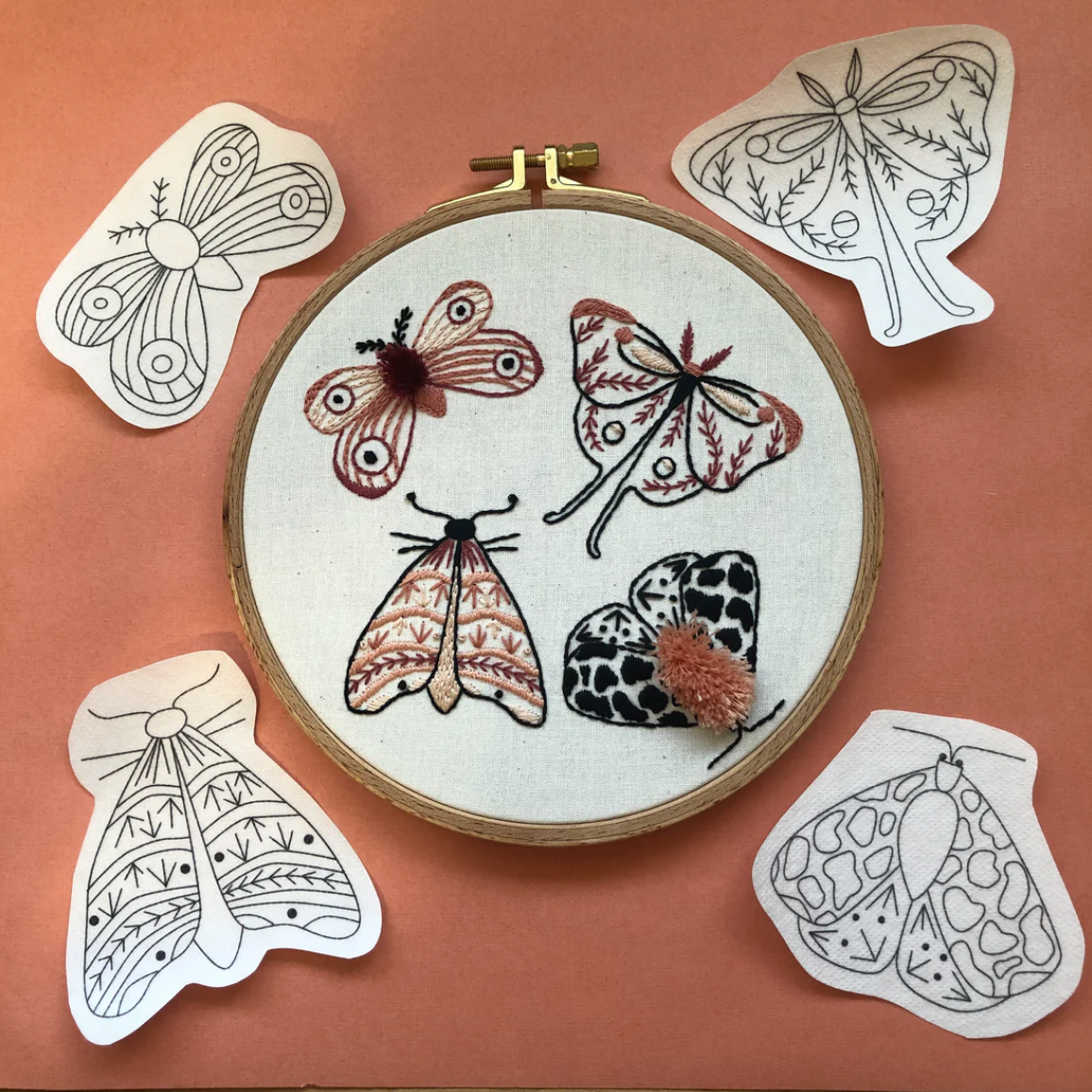 Craft Supply - Peel, Stick & Stitch: Moth